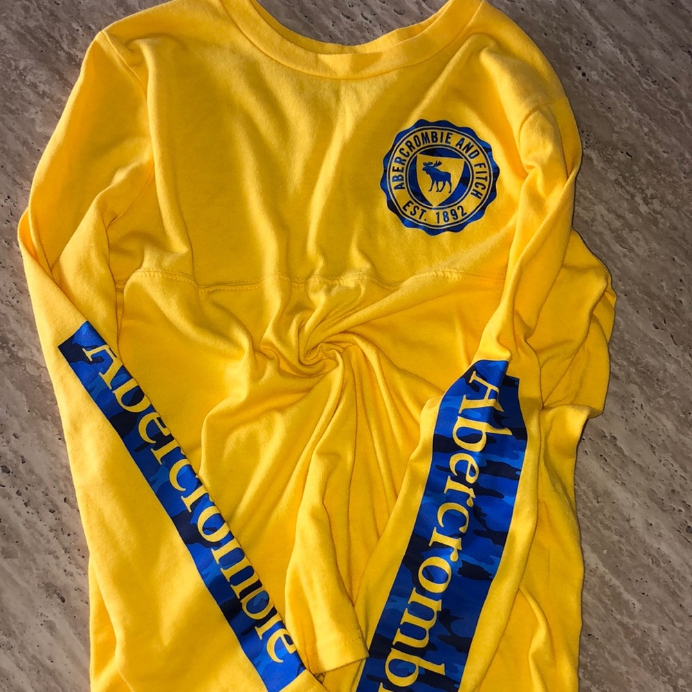 Abercrombie kids yellow long sleeve